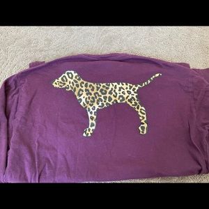 Pink Victoria’s Secret long sleeve T-shirt Tee XS